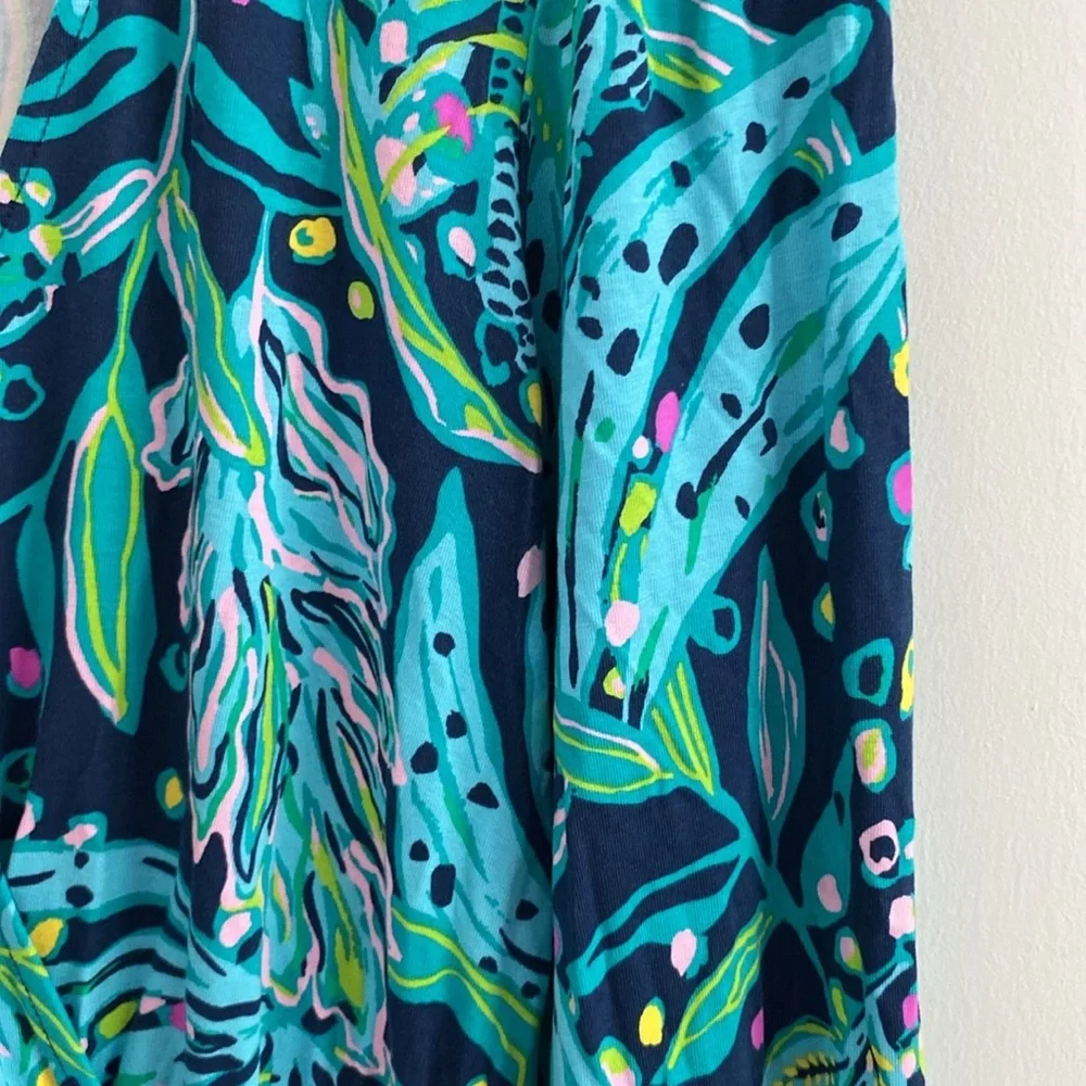 Lilly Pulitzer Vibrant Blue Patterned Dress XS - Picture 3 of 8